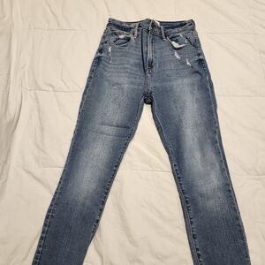Abercrombie & Fitch Blue Distressed Women Jeans